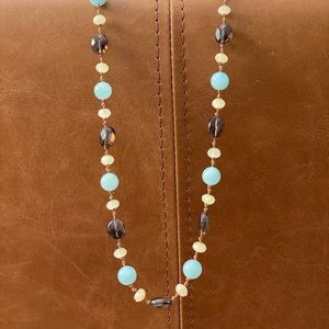Stone and Bead Necklace